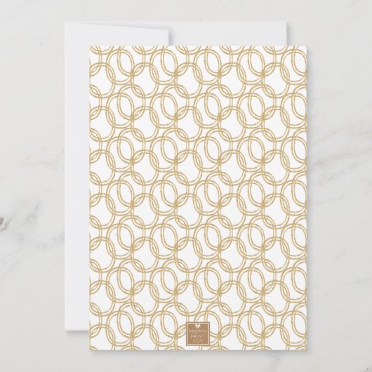 Waterverf Nieuwjaar Champagne Bar Winkelwagen Part Kaart (Achterkant)