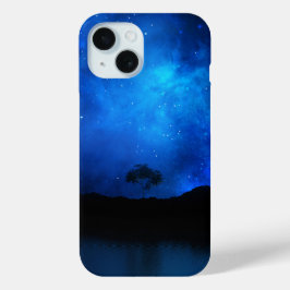 Waterverf Night Sky iPhone / iPad case