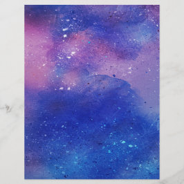 Waterverf Night Sky scrapbooking Craft Paper
