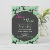 Waterverf Niña Niño Fiesta Kaart (Staand voorkant)