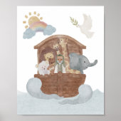waterverf Noah's ark poster (Voorkant)