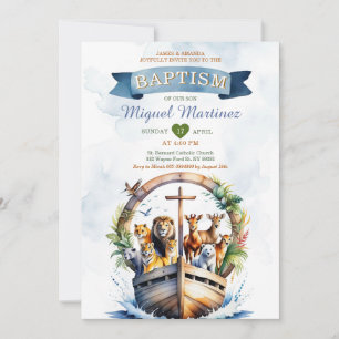 Waterverf Noah's Ark Safari Wood Kruisdoop Kaart