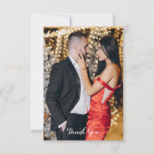 Waterverf Noelle Gold Bedankkaart (Voorkant)