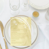 Waterverf Noelle Gold met Snow Wedding Menu