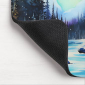 Waterverf noorderlicht aurora borealis muismat (Hoek)