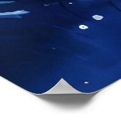 Waterverf noorderlicht aurora borealis poster (Hoek)