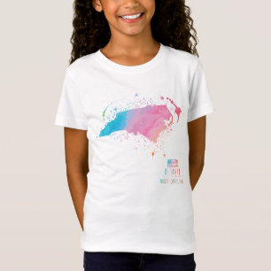 Waterverf   North Carolina T-shirt