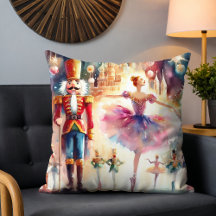Waterverf Notenkraker Ballerina Kerst Dans