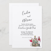 Waterverf notenkraker balletdanser kaart (Voorkant / Achterkant)