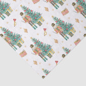 Waterverf Notenkraker en Kerstboom Tissuepapier (Detail)