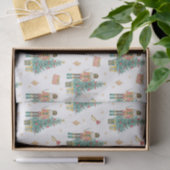 Waterverf Notenkraker en Kerstboom Tissuepapier (Geschenk)