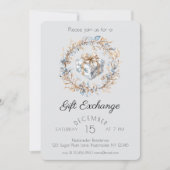 Waterverf Notenkraker Gift Exchange Party Kaart (Voorkant)