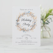 Waterverf Notenkraker Holiday Party Kaart (Staand voorkant)