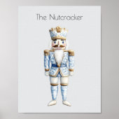 Waterverf notenkraker kerst poster (Voorkant)