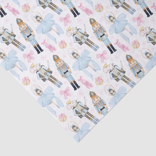 Waterverf notenkraker kerst tissuepapier (Detail)