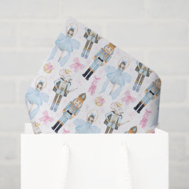 Waterverf notenkraker kerst tissuepapier