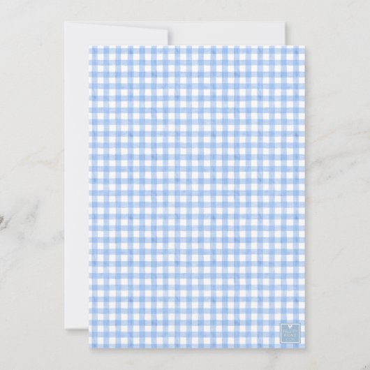 Waterverf Notenkraker krans partij Kaart (Achterkant)