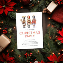 Waterverf Notenkraker Minimal Kerstfeest