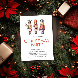 Waterverf Notenkraker Minimal Kerstfeest Kaart