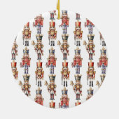 Waterverf Notenkraker Modern Minimal Christmas Keramisch Ornament (Achterkant)