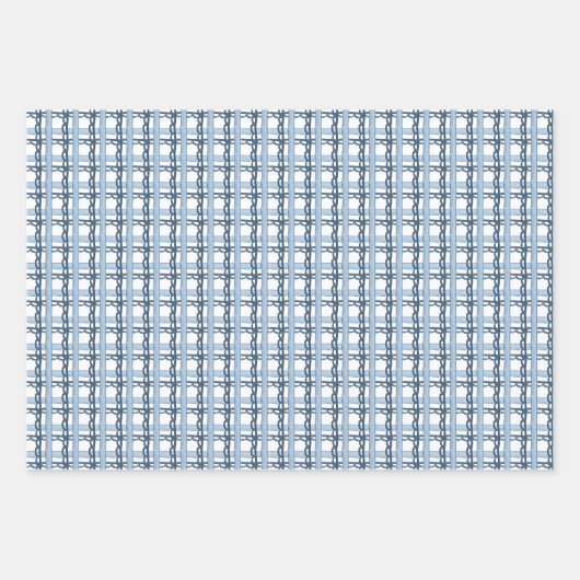 Waterverf Notenkraker Monogram Crest Christmas Inpakpapier Vel (Voorkant 2)