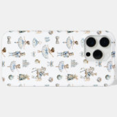 Waterverf Notenkrakerspatroon Case-Mate iPhone Case (Achterkant (horizontaal))