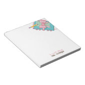 Waterverf Notitie van het Notitieblok van de leraa (Schuin)