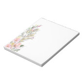 Waterverf Notitieblok Floral Border (Linkerzijde)