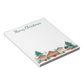 Waterverf Notitieblok kerstwinterstallen (Schuin)