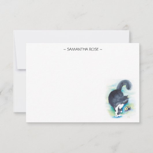 Waterverf notitiekaarten van Pet Lover Kaart (Voorkant)