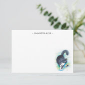 Waterverf notitiekaarten van Pet Lover Kaart (Staand voorkant)