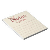 Waterverf notities voor de kerstman notitieblok (Schuin)