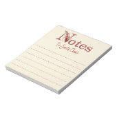 Waterverf notities voor de kerstman notitieblok (Linkerzijde)