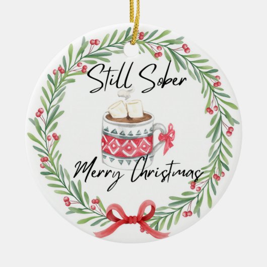 Waterverf nuchter keramisch ornament (Voorkant)