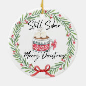 Waterverf nuchter keramisch ornament (Achterkant)