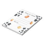 Waterverf nuggets verjaardagstijd capsule bericht notitieblok (Linkerzijde)