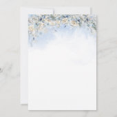 Waterverf Nursery Teddy Bear Baby shower Kaart (Achterkant)