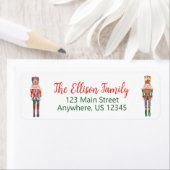 Waterverf Nutcracker Ballet Kerstmis Etiket (Insitu)