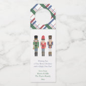 Waterverf Nutcracker Client Appreciation Cadebot Flessenhanger (Voorkant)