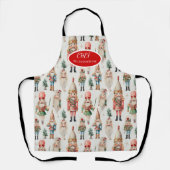 Waterverf Nutcracker Vakantie Schort (Voorkant)