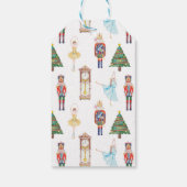 Waterverf Nutkraker Ballerina Cadeaulabel (Achterkant)