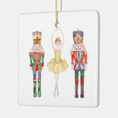 Waterverf Nutkraker Ballet Aangepast Keramisch Ornament (Links)