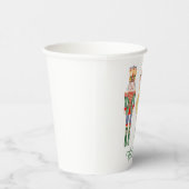 Waterverf Nutkraker Ballet Aangepast Papieren Bekers (Rechts)