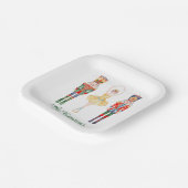 Waterverf Nutkraker Ballet Aangepast Papieren Bordje (Gebogen)