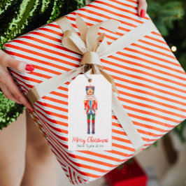 Waterverf Nutkraker Ballet Cadeaulabel