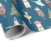 Waterverf Nutkraker Ballet Cadeaupapier (Rol Hoek)