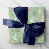Waterverf Nutkraker Ballet Cadeaupapier