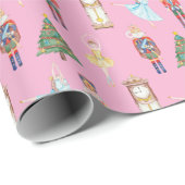 Waterverf Nutkraker Ballet Cadeaupapier (Rol Hoek)