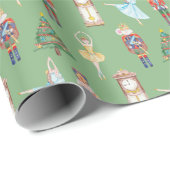 Waterverf Nutkraker Ballet Cadeaupapier (Rol Hoek)