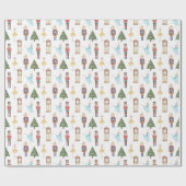 Waterverf Nutkraker Ballet Cadeaupapier (Vlak)